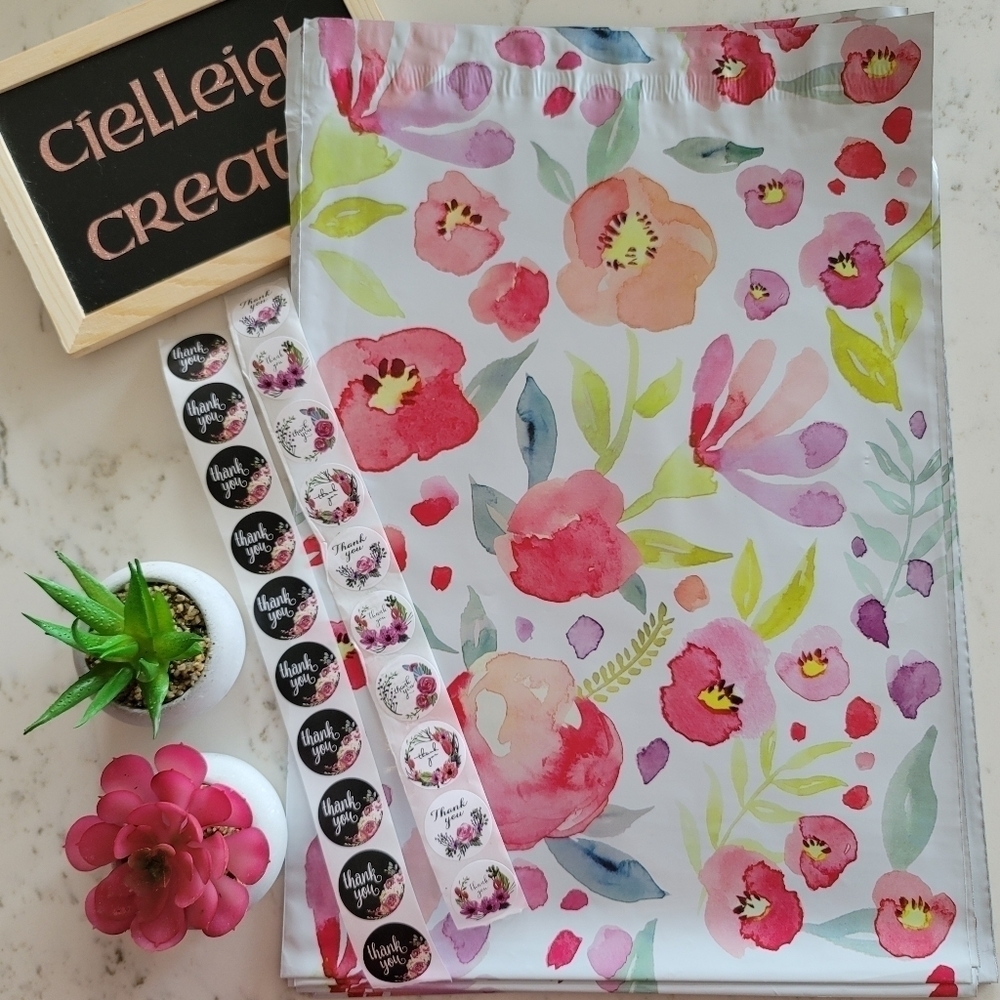 🌞2 for $20🌞 Poly Mailers & Matching stickers